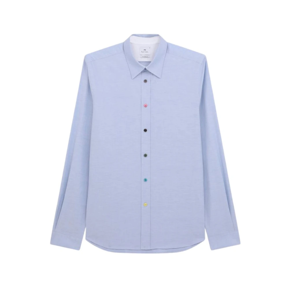 PS By Paul Smith Stijlvol Overhemd voor Mannen Blue Heren