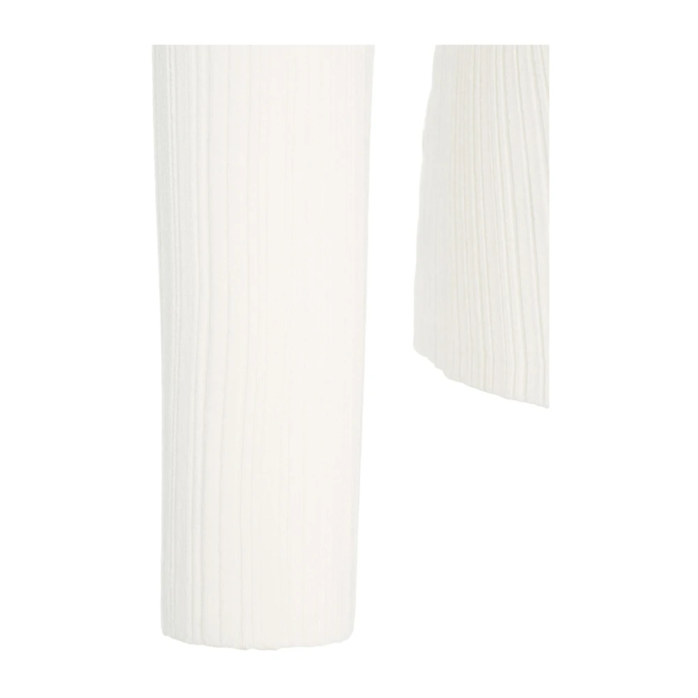 Elisabetta Franchi Witte Bloemen Gebreide Top White Dames