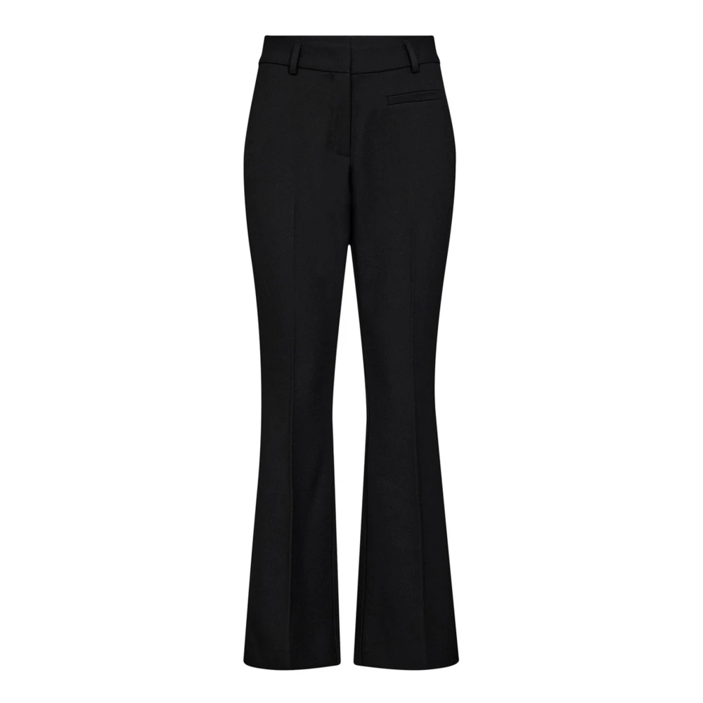 Haute L'amitié Women's Black Wide Leg Plain Trousers - Wide Trousers - Xs - Trousers