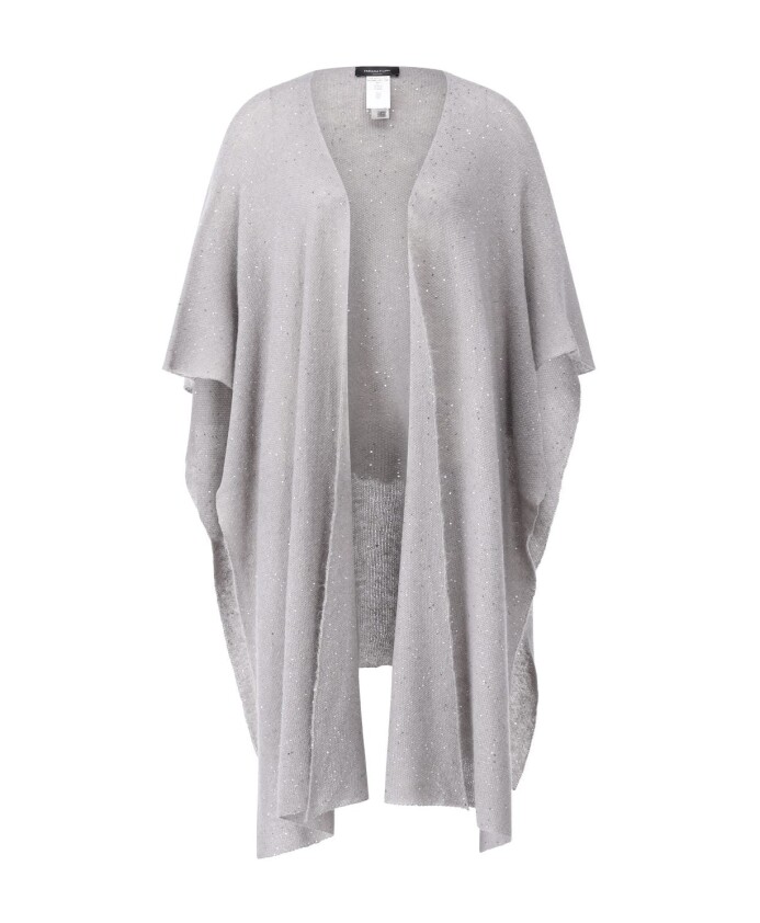 sequin-knit-poncho