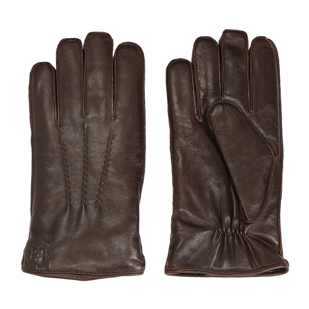Kazar Donkerbruine handschoenen met touchscreen-functionaliteit Brown Heren