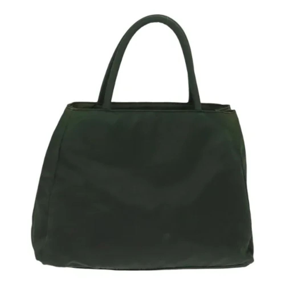 Prada Vintage Pre-owned Fabric prada-bags Green Dames