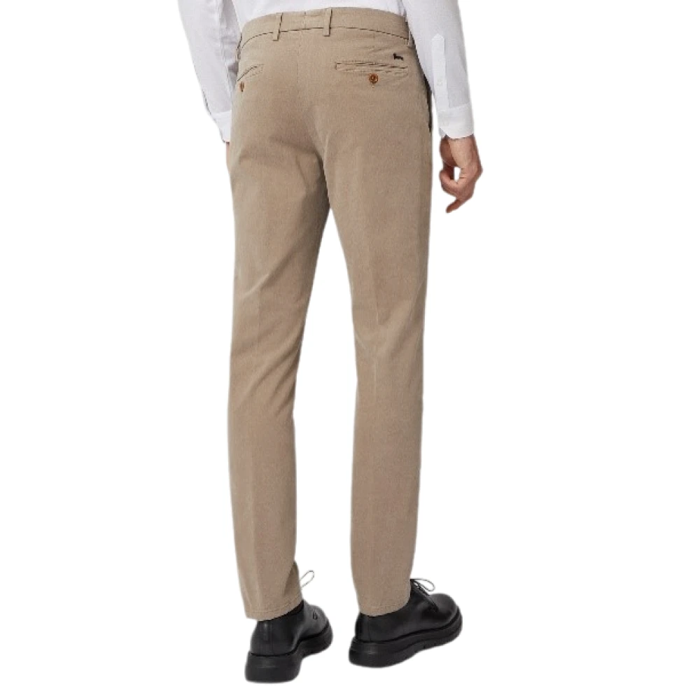 Harmont & Blaine Bruine Broek Aw24 Comfort Stijl Brown Heren