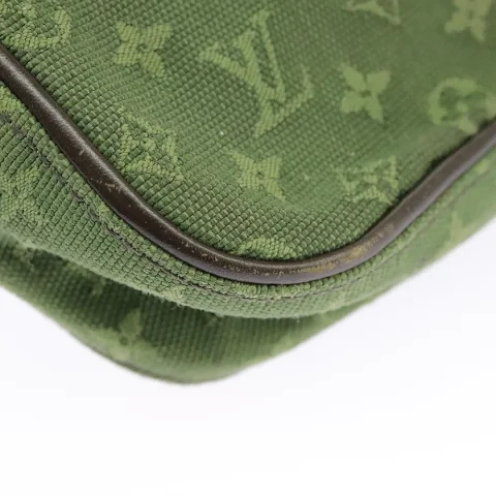 Louis Vuitton Vintage Pre-owned Canvas louis-vuitton-bags Green Dames