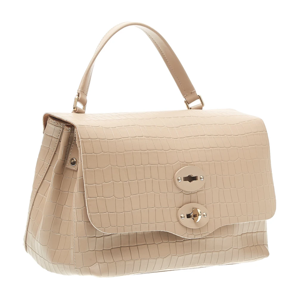Zanellato Beige Leren Handtas Beige Dames