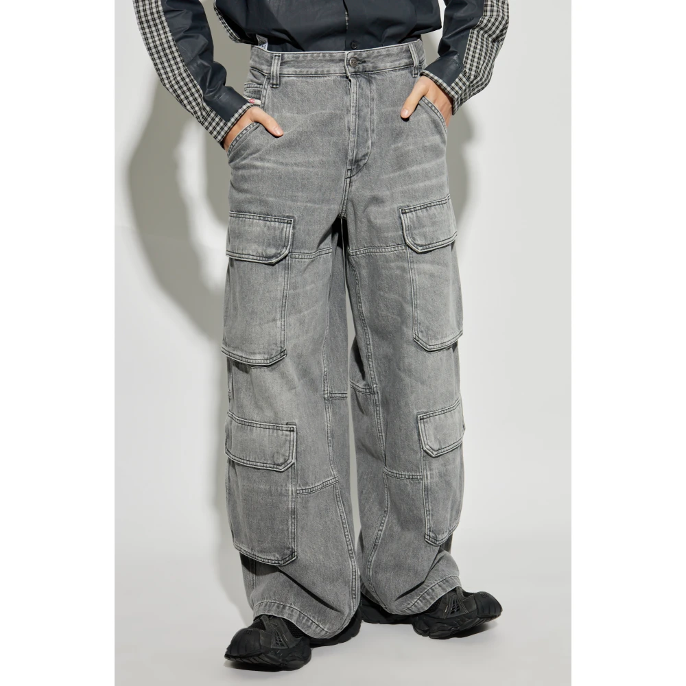 Diesel Jeans D-Touch-Cargo L.32 Gray Heren
