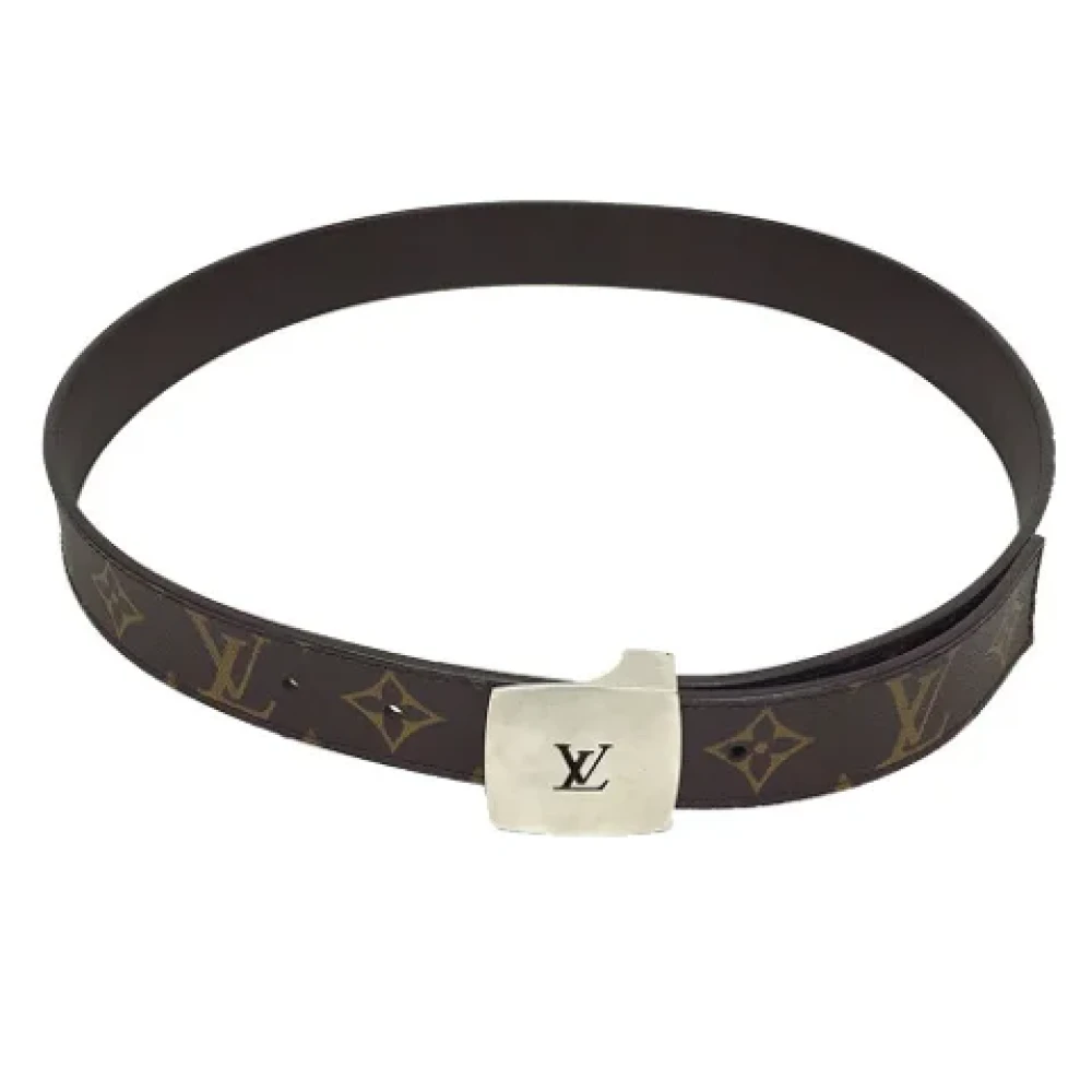 Louis Vuitton Vintage Pre-owned Leather belts Brown Dames