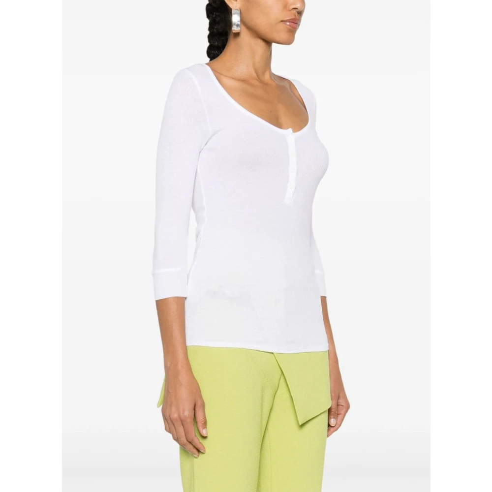 majestic filatures Witte Sweater Collectie White Dames