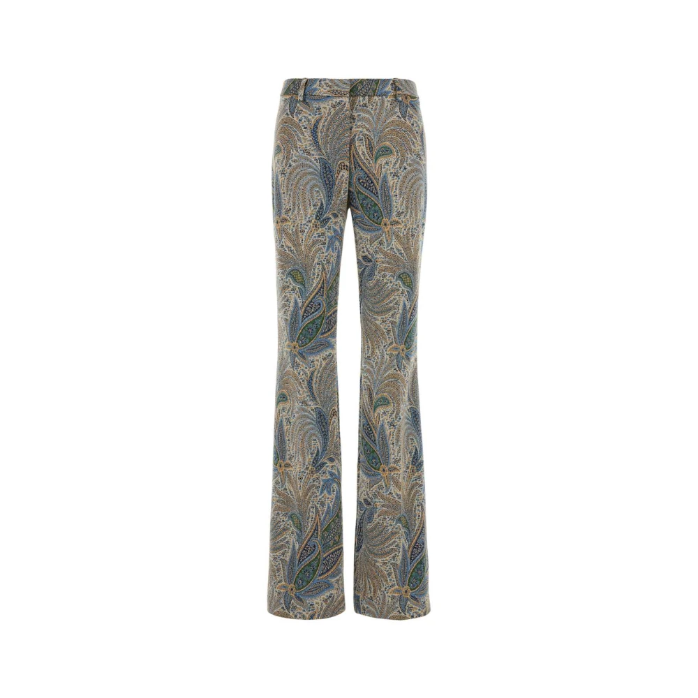 ETRO Geborduurde Stretch Broek Multicolor Dames