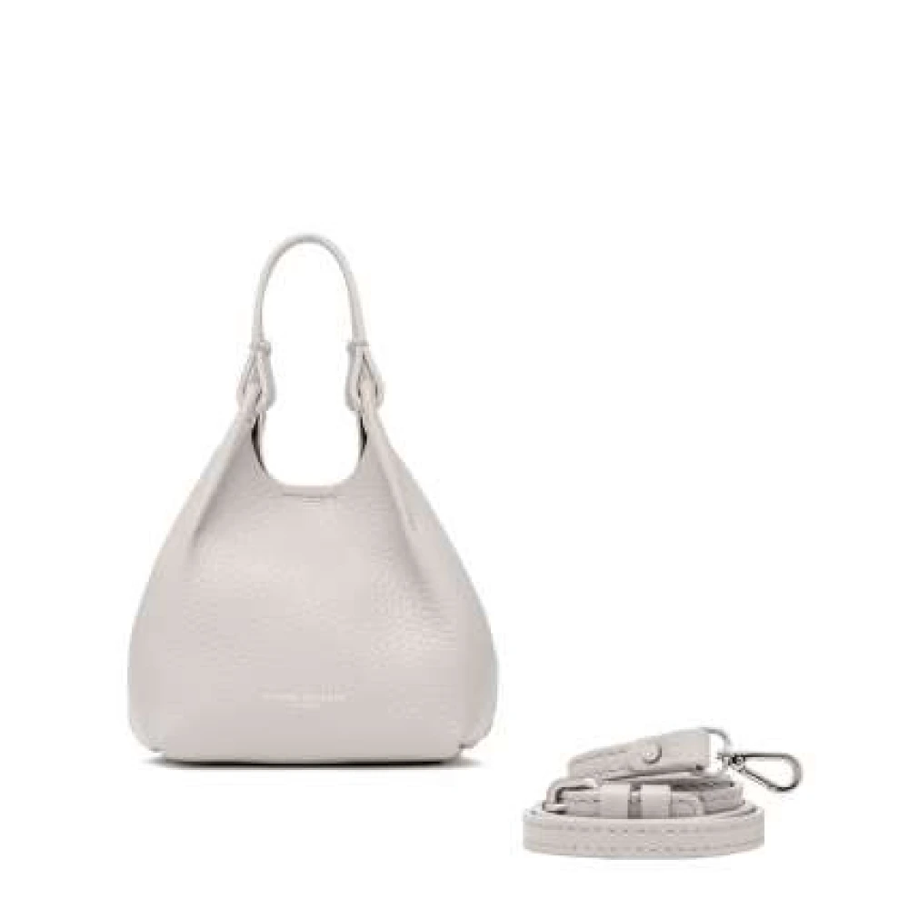 Gianni Chiarini Eenvoudige Hedendaagse Leren Handtas Gray Dames