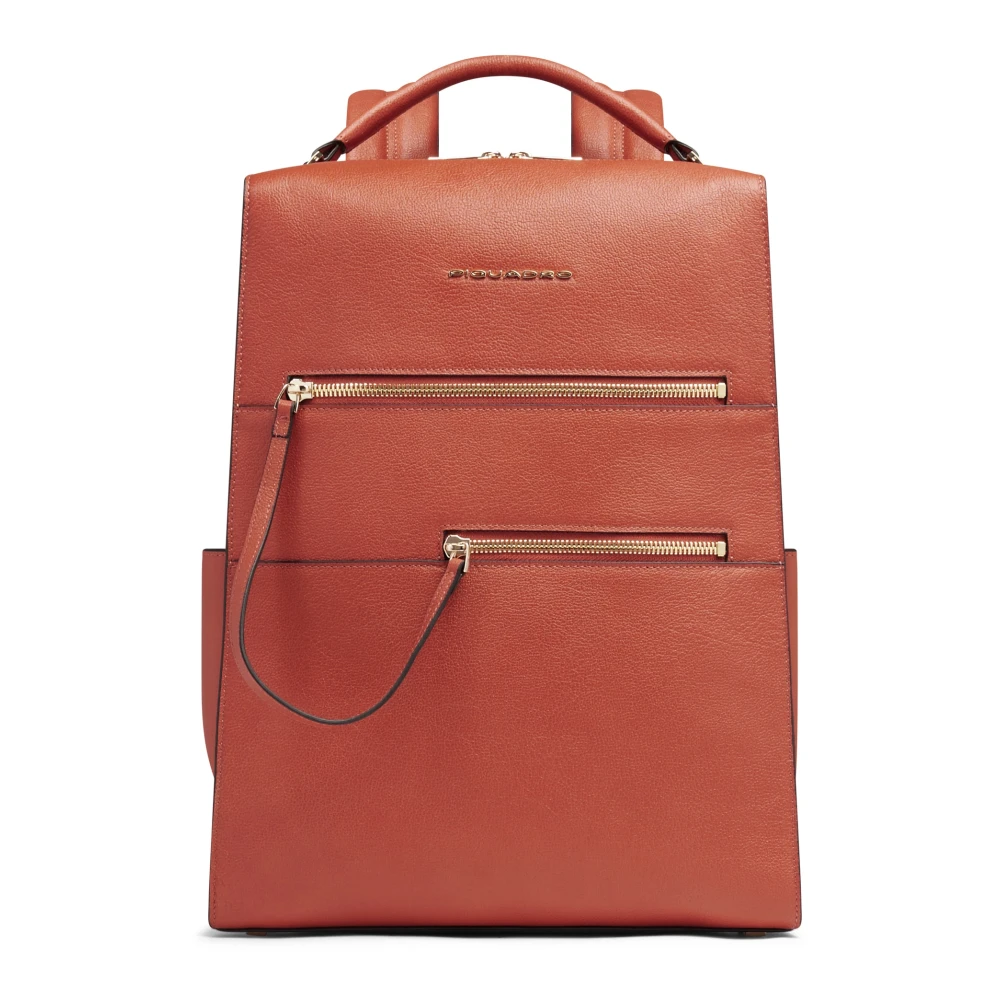 Piquadro Damen Orange Laptop Rucksack 14"