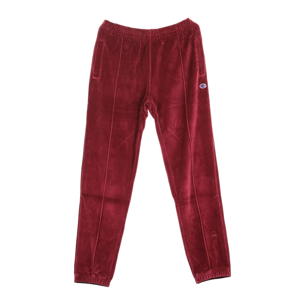 Champion Burgundy Straight Hem Broek Red Heren