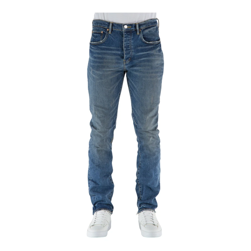 Purple Brand Slim-fit Jeans voor Mannen Blue Heren