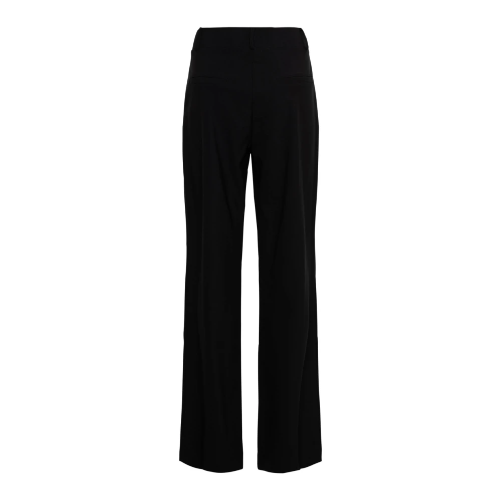 &Co Woman Wijde Broek Zomerse Stijl Black Dames