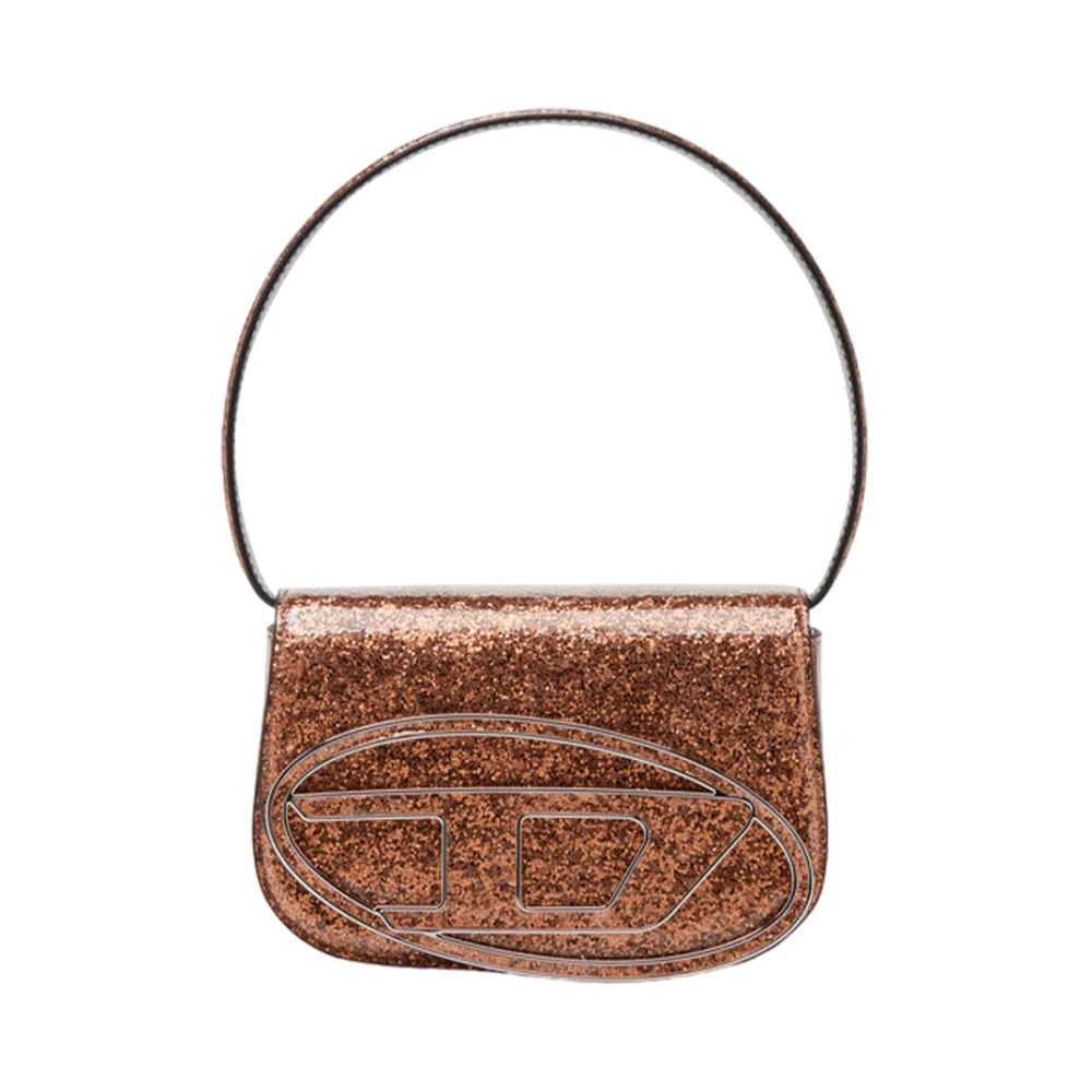 Diesel Oval D Schoudertas Brown Dames