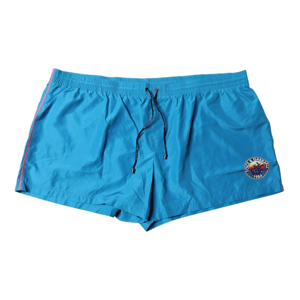 Dolce & Gabbana Swim Shorts - Male - Beachwear - Blue - 5XL - Swimwear