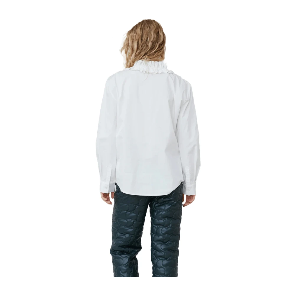 Opéra Sport Katoenen overhemd met Frans-Scandinavische fusiestijl White Dames