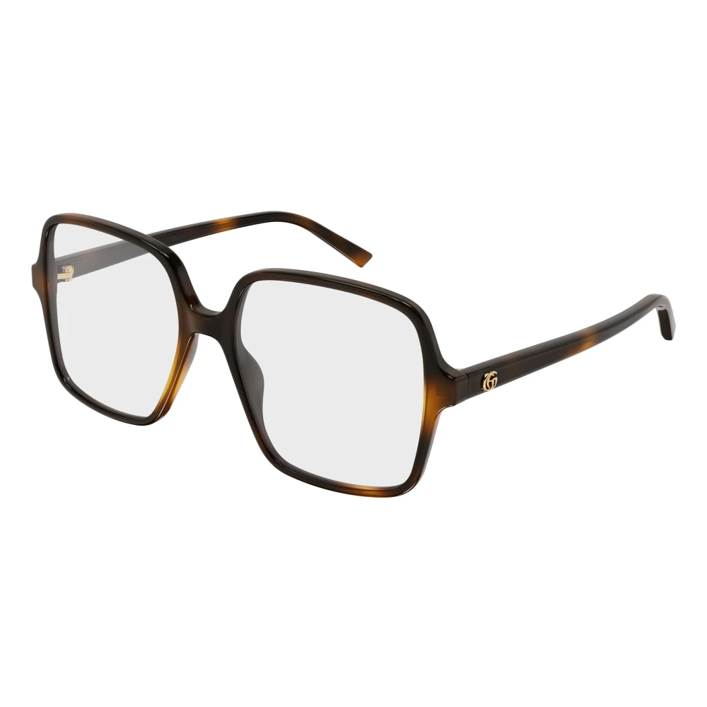 Gucci Brun Square Optical Frame