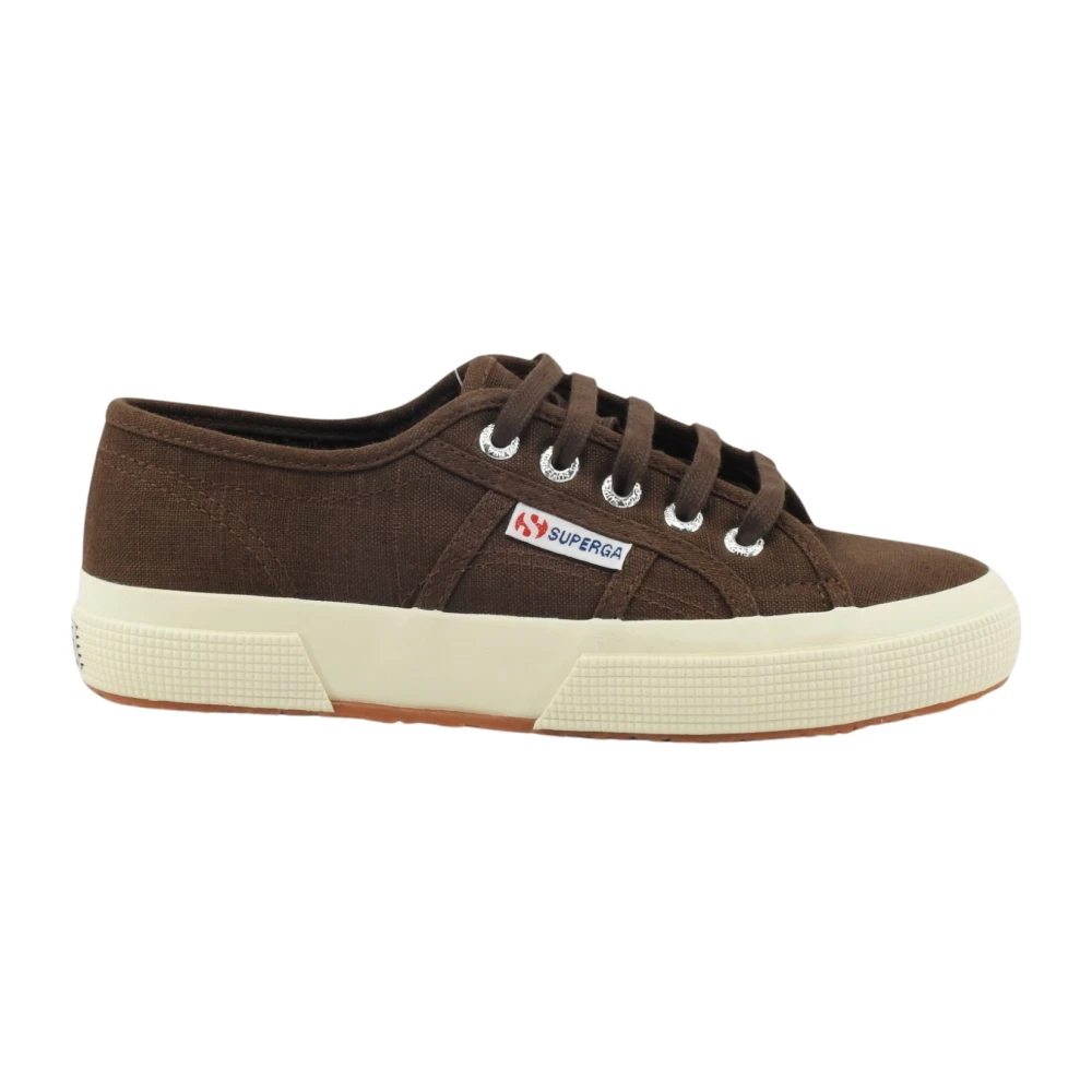 Superga 2750 Linen Dames Schoenen Bruin