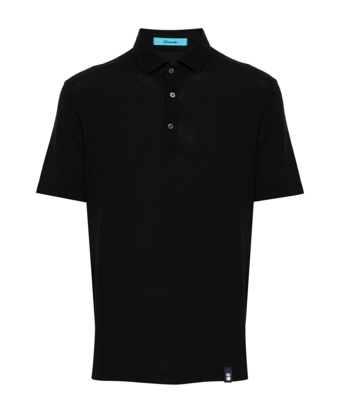 polo-en-coton-noir