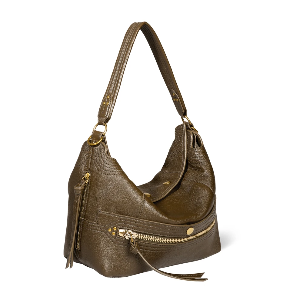 Jérôme Dreyfuss Bruine Baguette Hobo Crossbody Tas Brown Dames