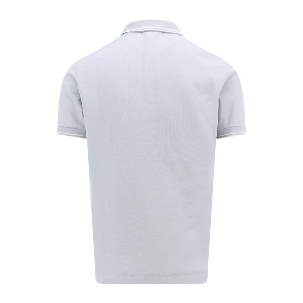 Stone Island Blauw Gestreept Kraag T-Shirt Blue Heren