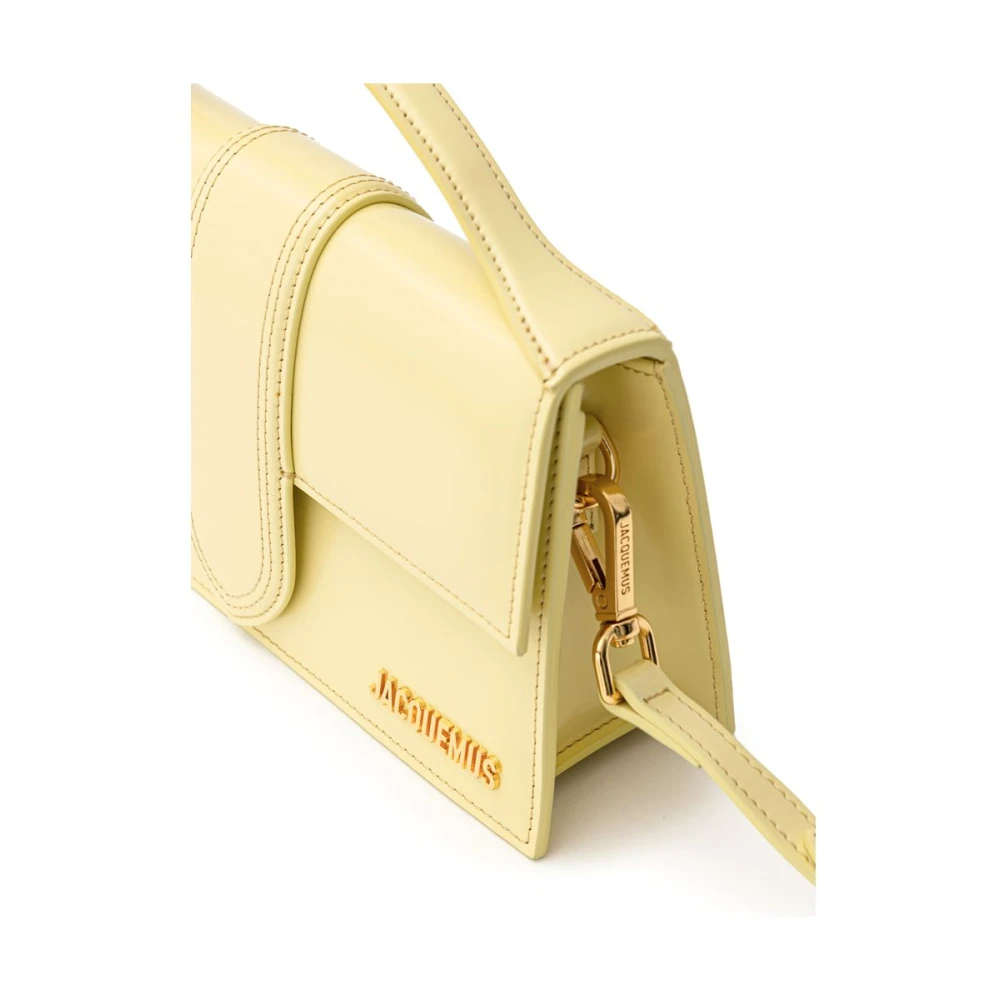 Jacquemus Gele leren handtas Yellow Dames
