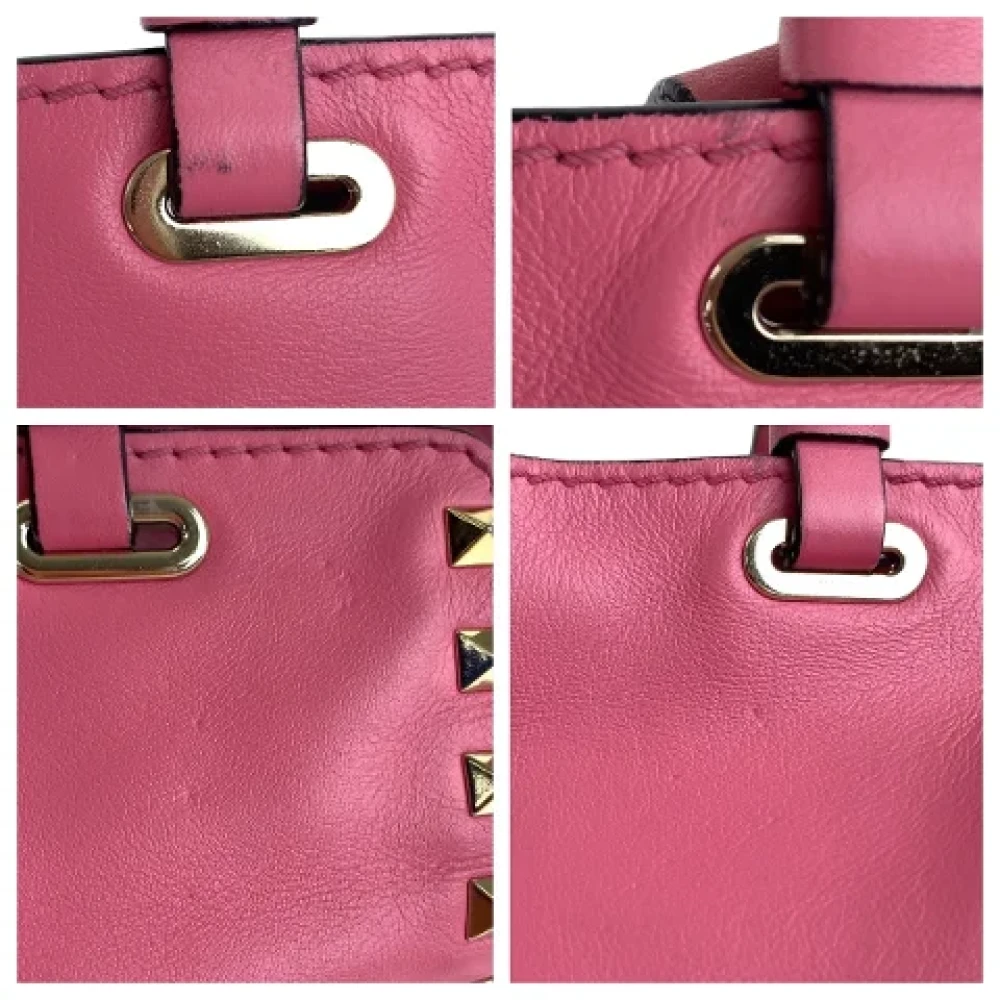 Valentino Vintage Pre-owned Leather handbags Pink Dames