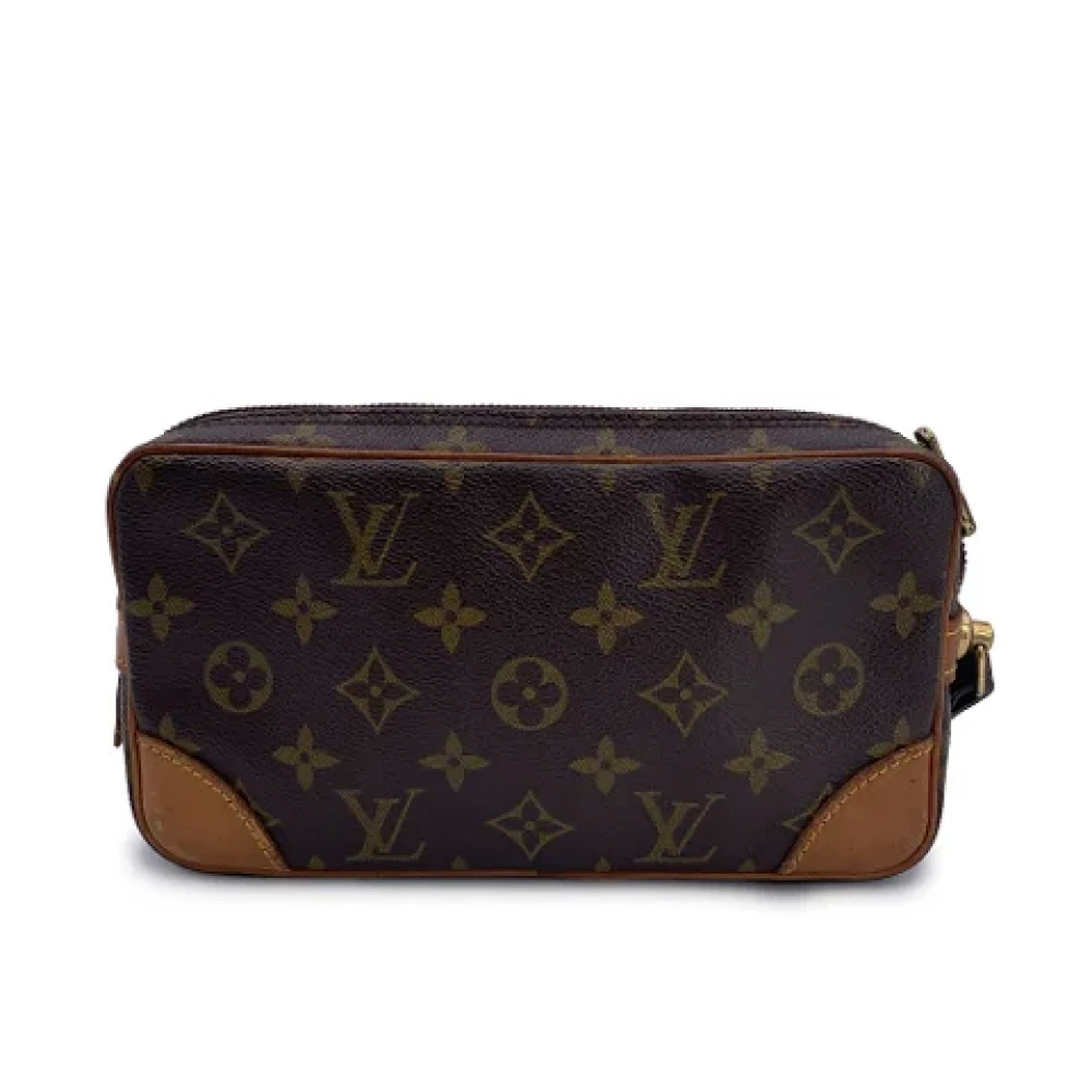 Louis Vuitton Vintage Pre-owned Leather clutches Brown Dames