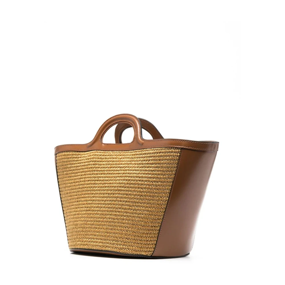 Marni Tropicalia Zomer Tas Bruin Leer Brown Dames