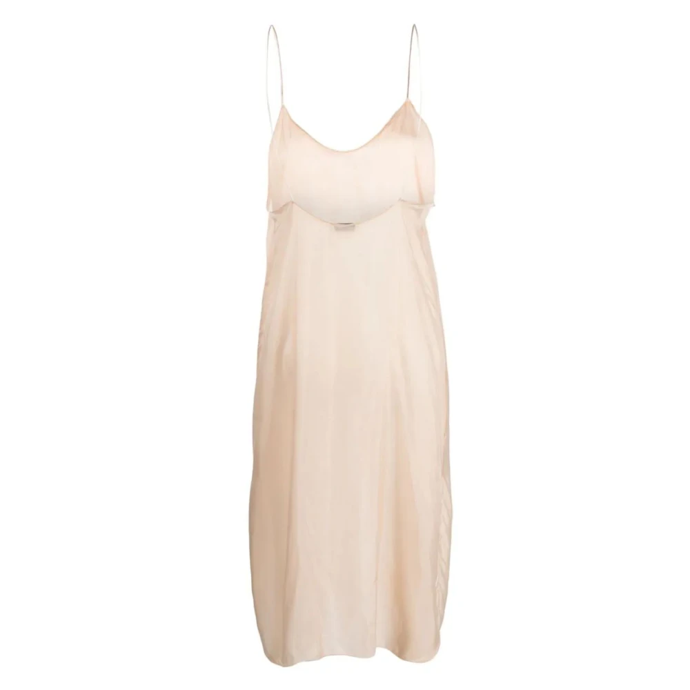 Forte Zijden Onderjurk Beige Dames