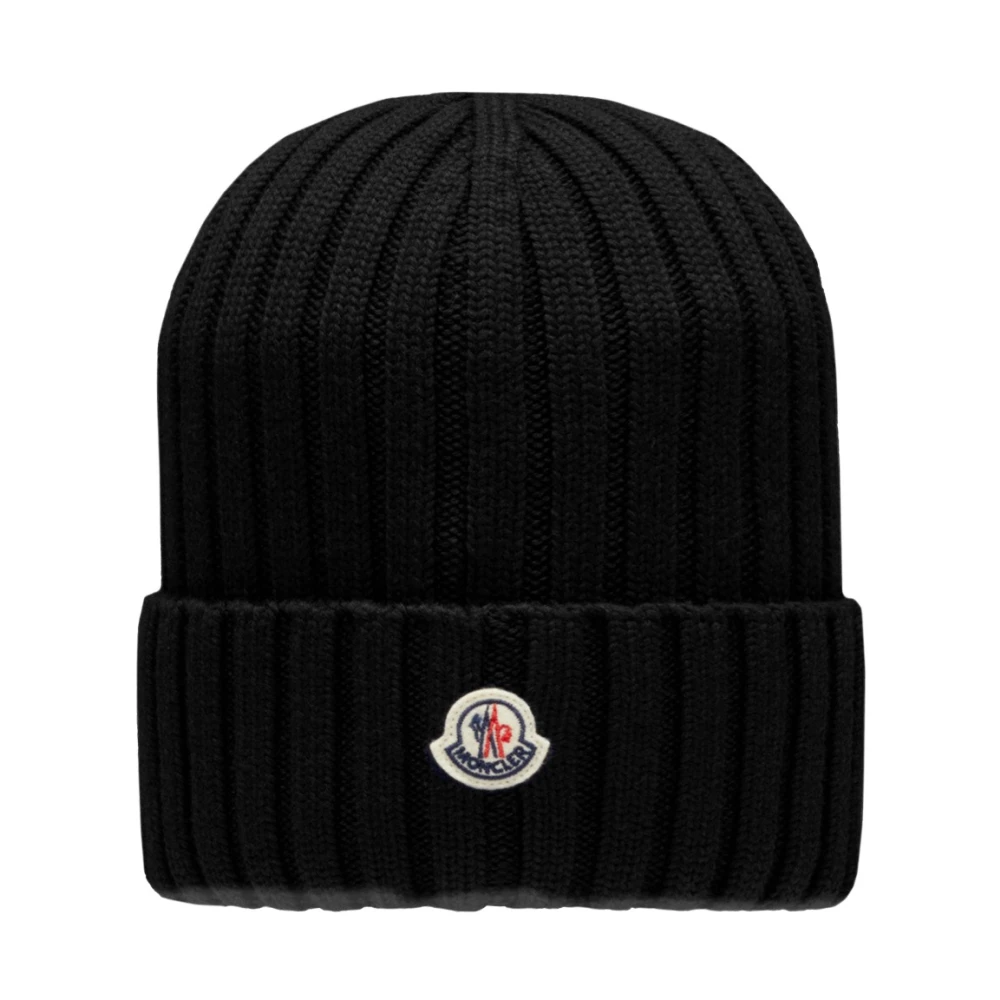 Moncler Stijlvolle Wintermuts voor Mannen Black Dames