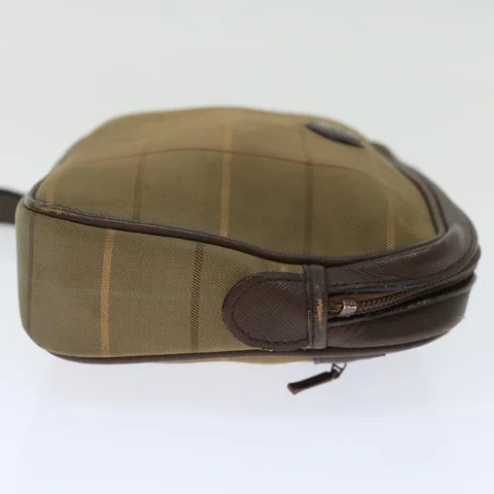 Burberry Vintage Pre-owned Canvas clutches Beige Dames