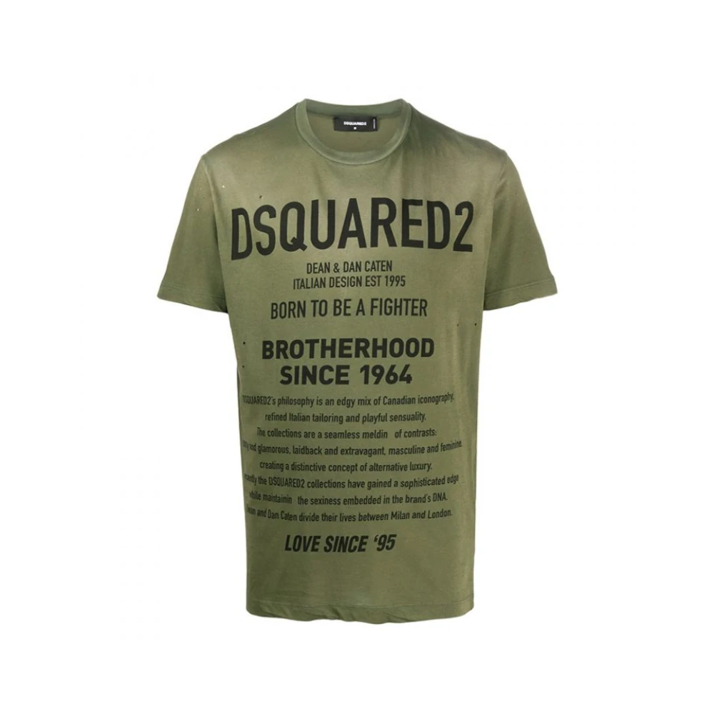 Ødelæg Grøn Dsquared T-shirt