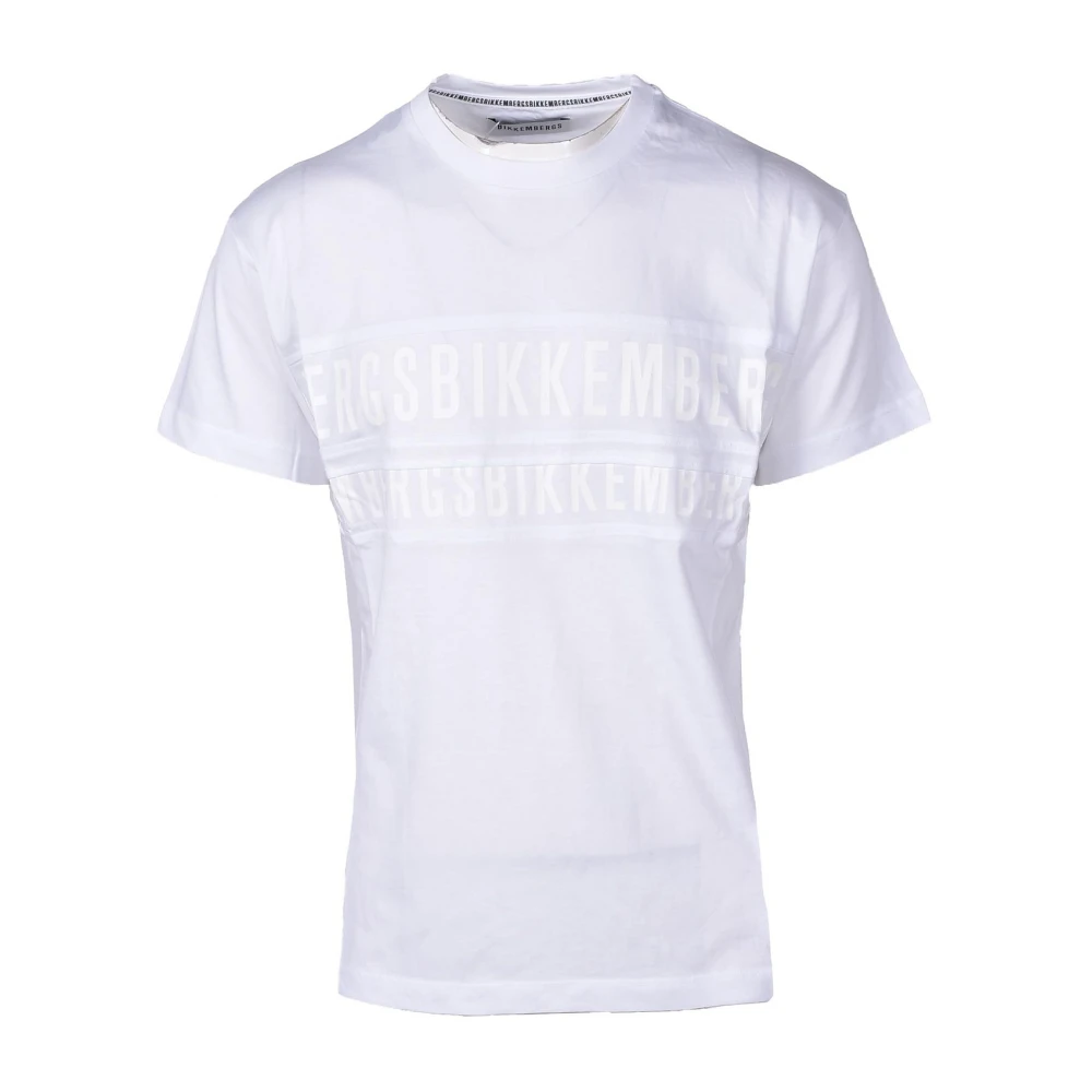 Bikkembergs Stijlvolle Katoenen T-Shirt Collectie White Heren