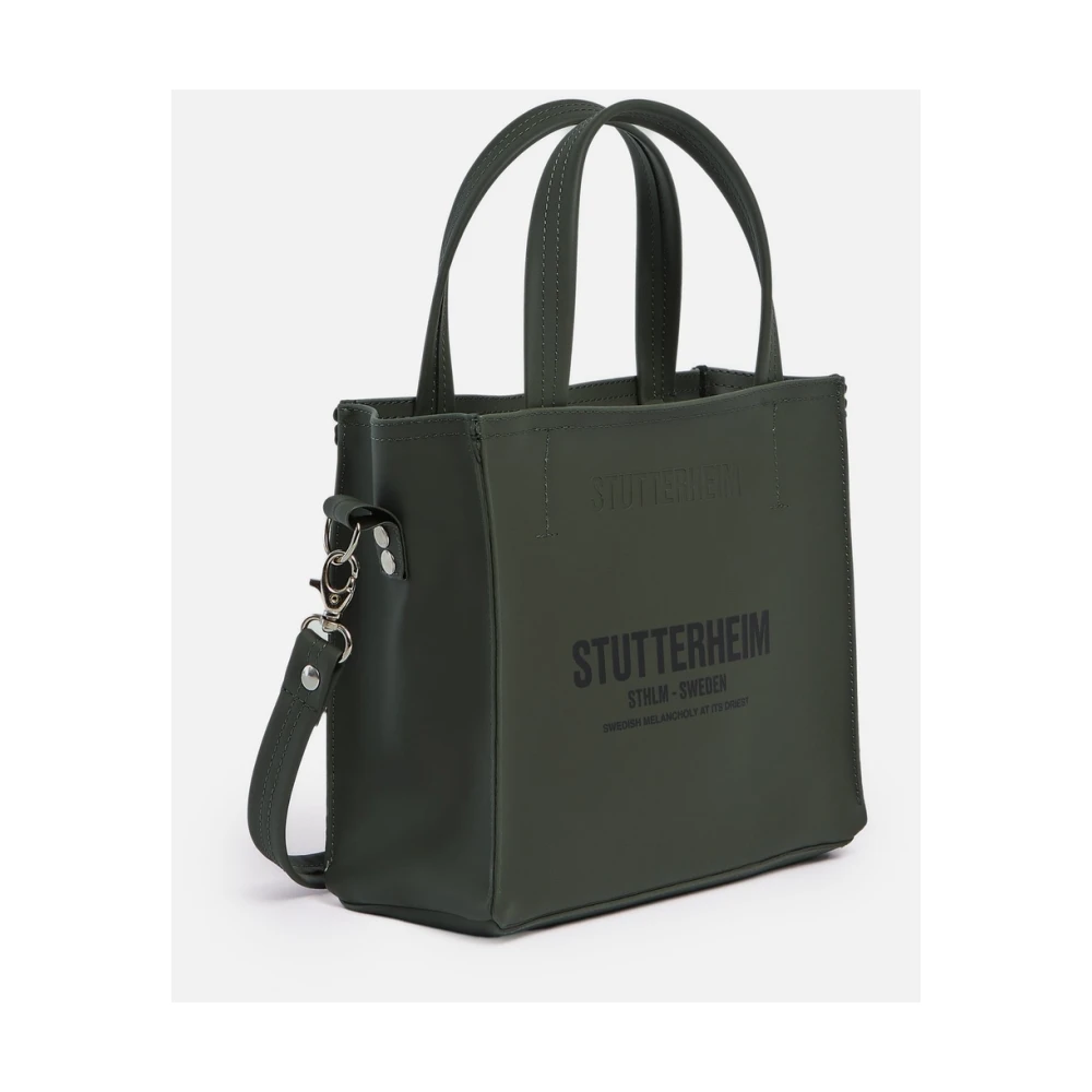 Stutterheim Waterdichte Crossbody Handtas Biblio Green Dames