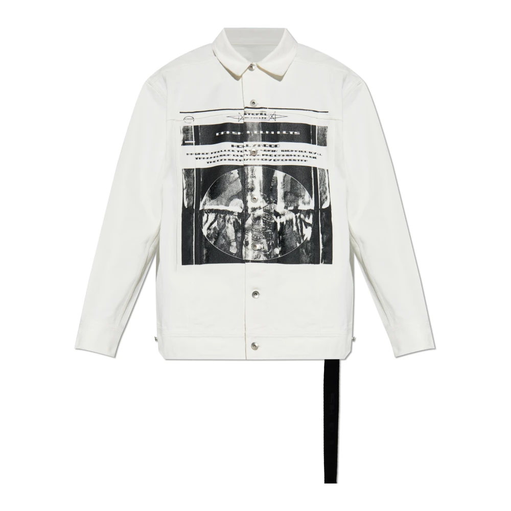 Jackets > Denim Jackets - - Rick Owens - Modalova