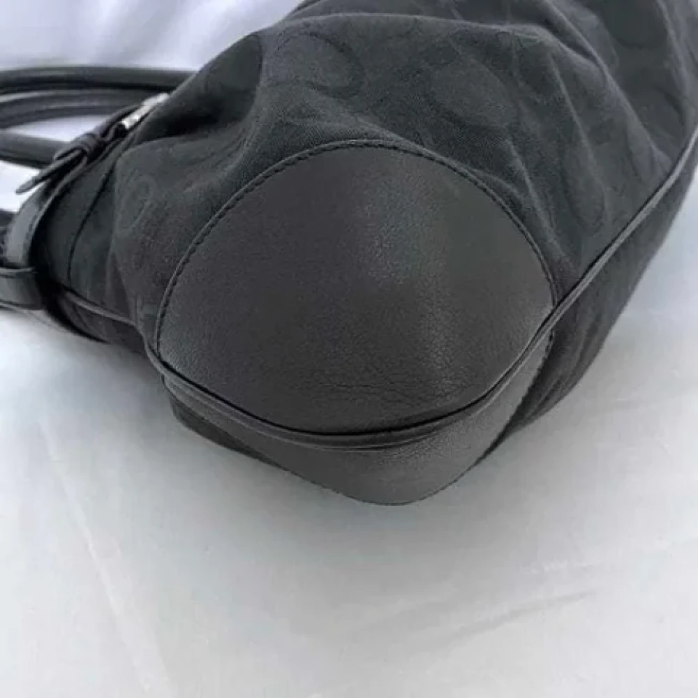 Salvatore Ferragamo Pre-owned Canvas handbags Black Dames