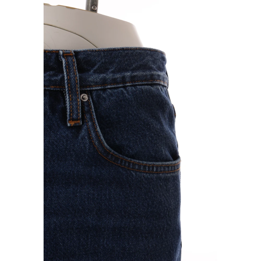 TotêMe Blauwe Straight Leg Jeans Blue Dames