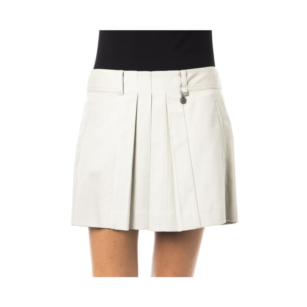 Byblos Korte Buis Rok Modieuze Stijl Gray Dames