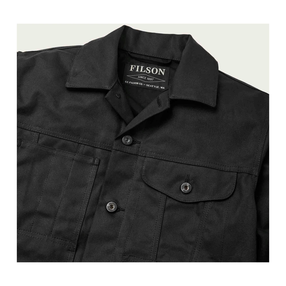 Filson Waterbestendige Cruiser Jas Black Heren