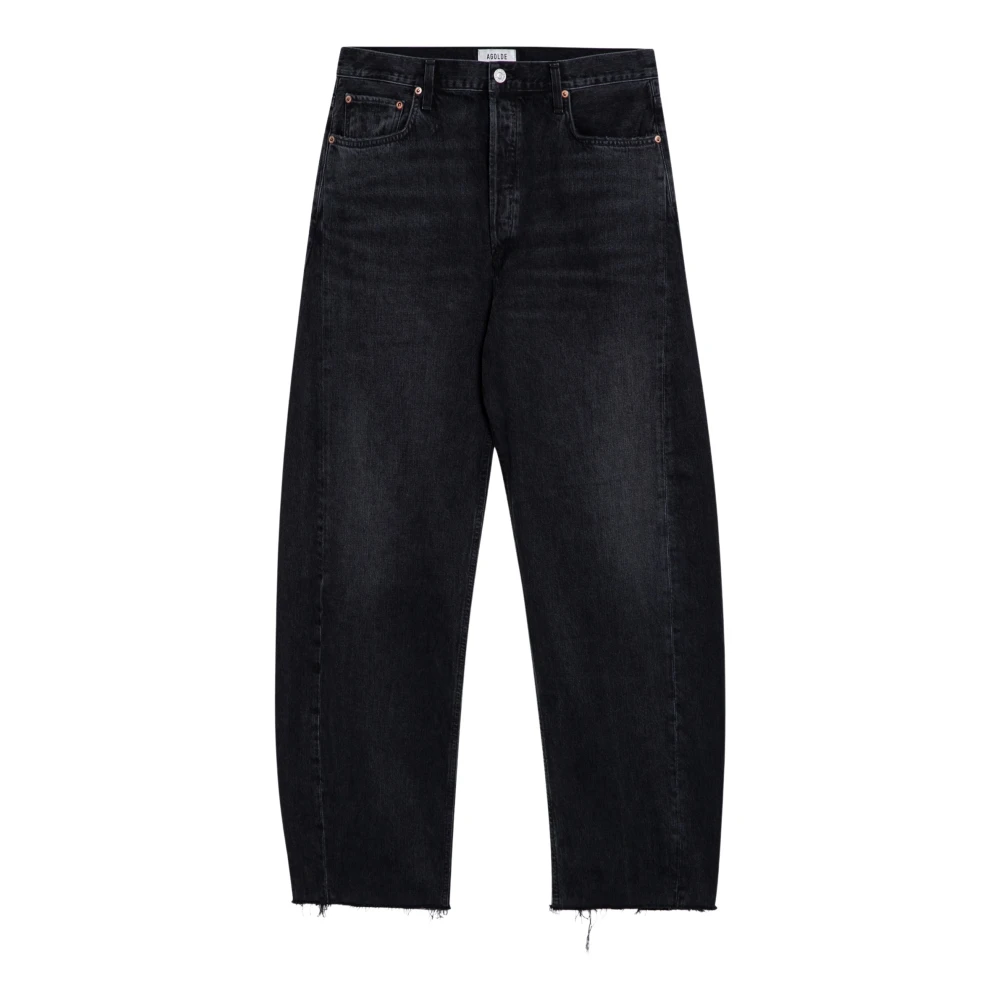 Agolde Regular Fit Denim Jeans Black Heren