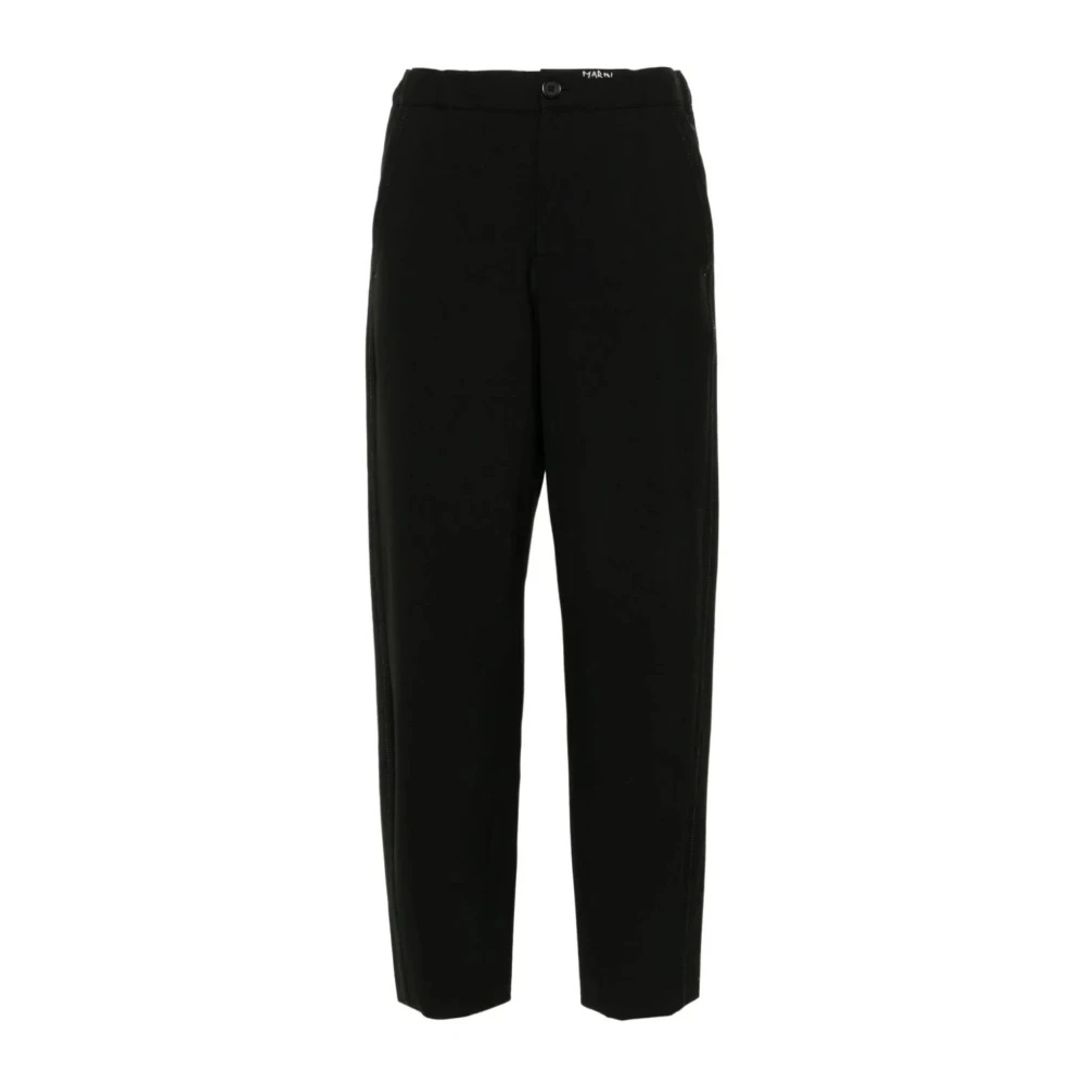 Marni Vrouw Zwart Dames, Broeken, : Wol, Medium