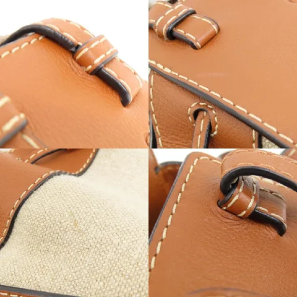 Loewe Pre-owned Canvas handbags Brown Dames