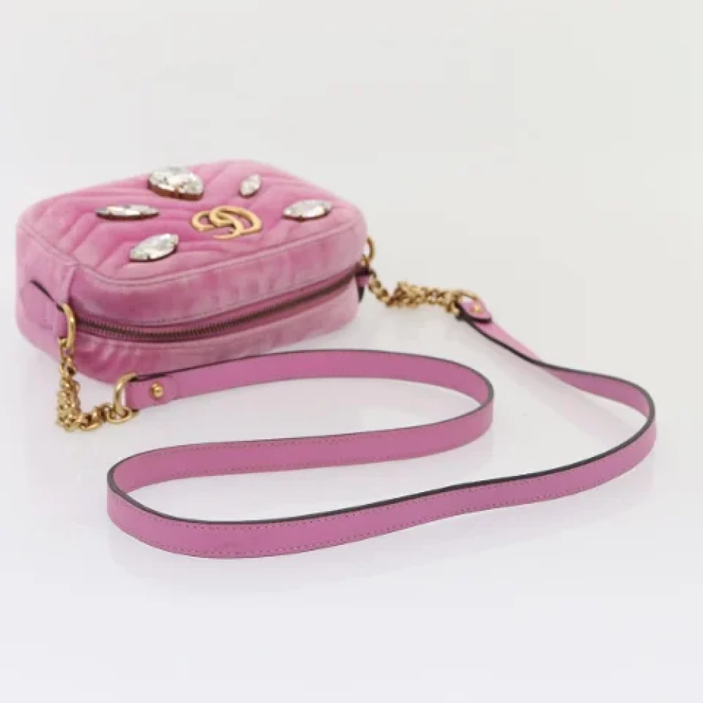 Gucci Vintage Pre-owned Canvas gucci-bags Pink Dames
