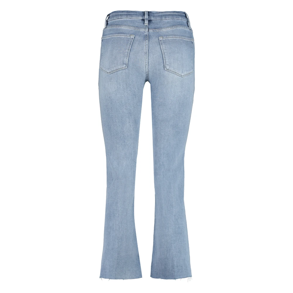 Frame Mini Boot Jeans met Contraststiksels Blue Dames