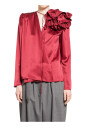 bordeaux-silk-blouse-with-3d-flower