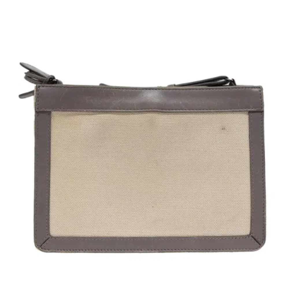 Balenciaga Vintage Pre-owned Canvas balenciaga-bags Beige Dames