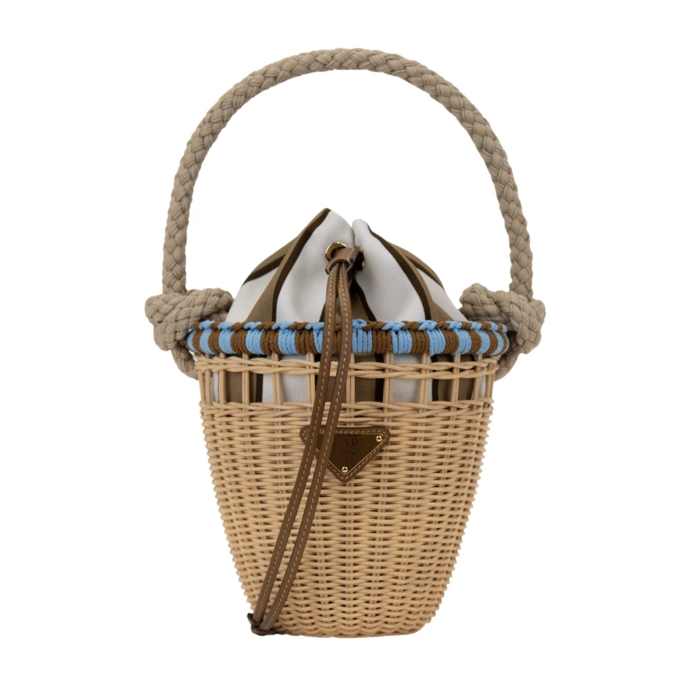 Prada Women's Beige Bucket Bag - Bucket Bags - One Size - Bags