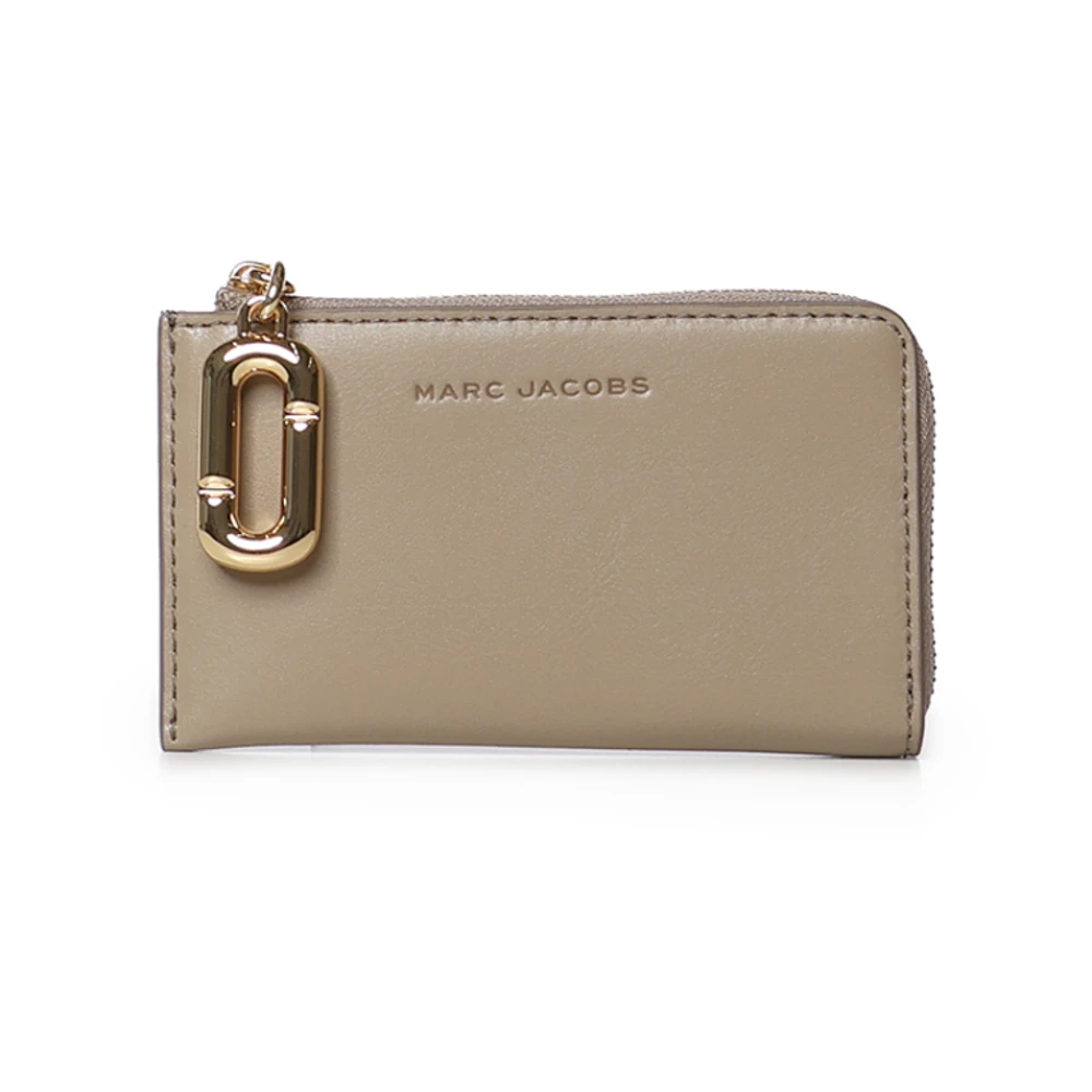 Marc Jacobs Donna Light Slate Portafoglio In Pelle Con Logo - Immagine 2